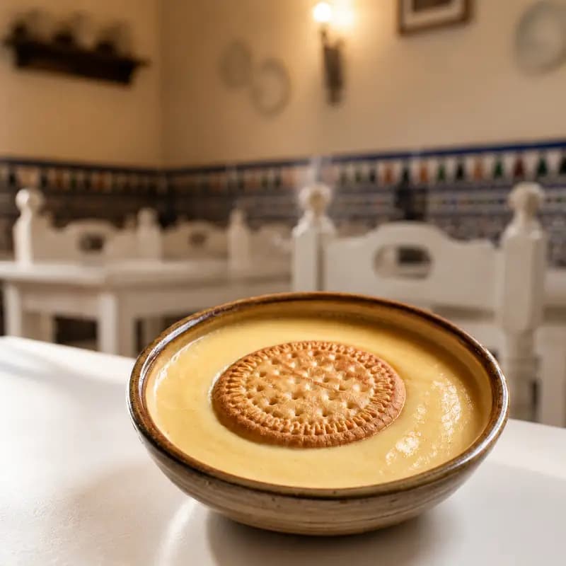 Natillas con galleta María