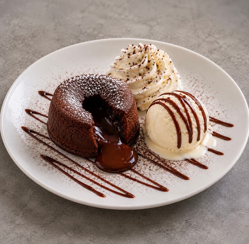 Coulant con helado a elegir
