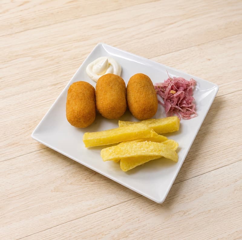 Croquetas de gambas al ajillo