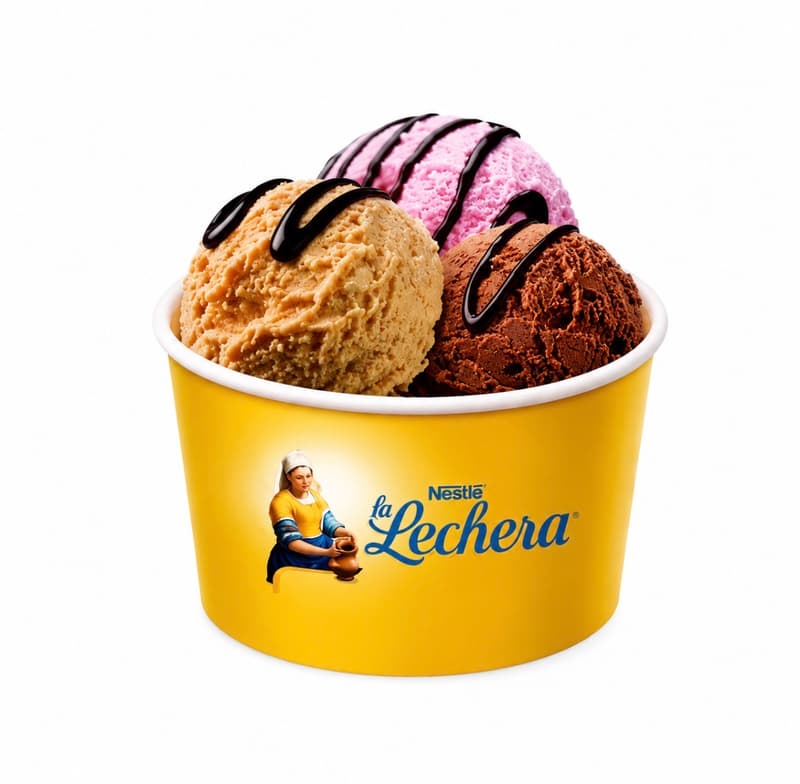 Tarrina de helado grande