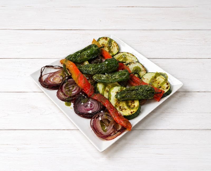 Parrillada de Verduras con Salsa Verde