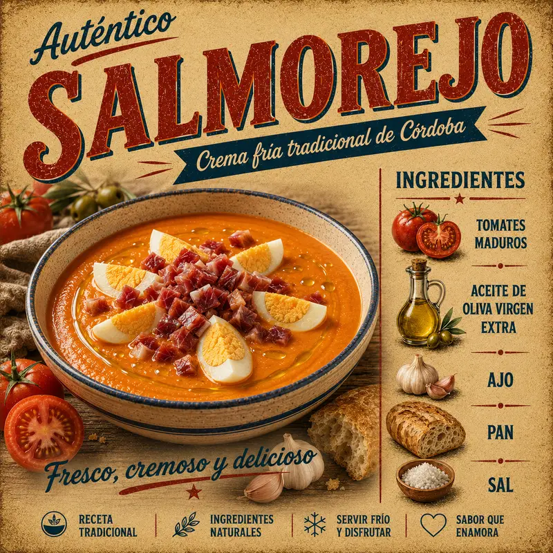 Salmorejo cordobés — Taberna La Manuela